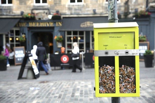 看板１つで ポイ捨て を減らすロンドンの粋なプロジェクトが世界に広がる Social Design News